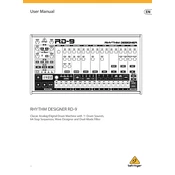 Behringer RD-9 manual cover