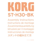 KORG ST-H30-BK manual cover