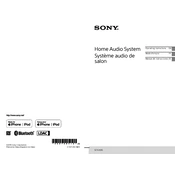 Sony GTK-XB5 manual cover