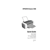 Epson Stylus C86 manual cover