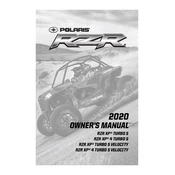 Polaris RZR XP 4, RZR XP manual cover