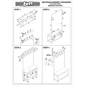 Michigan B&M Garment Organizer 374532 manual cover