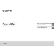 Sony HT-ST7 manual cover