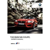 BMW M6 Convertible M Series 2013 manual cover