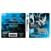 Nintendo Pokemon Black Version 2 manual cover