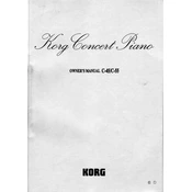 KORG C-45 manual cover