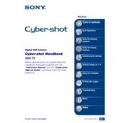 Sony DSC-T2 manual cover