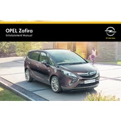 Opel Zafira Tourer 2015 manual cover