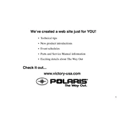 Polaris Victory Classic, Touring Cruiser manual cover