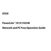 Epson PowerLite 1915 manual cover