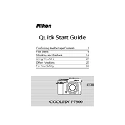 Nikon Coolpix P7800 manual cover