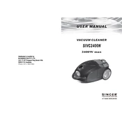 Singer SIVC2400N manual cover