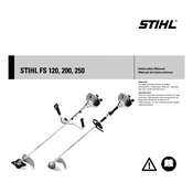 Stihl FS 120 FS 200 FS 250 manual cover