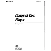 Sony CDP-C79ES manual cover