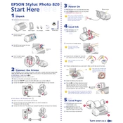 Epson Stylus Photo 820 manual cover