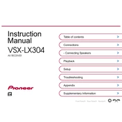 Pioneer VSX-LX304 manual cover