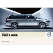 Volvo V50 2007 manual cover