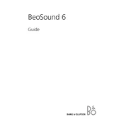 Bang Olufsen Beosound 6 manual cover