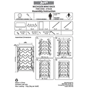 Michigan B&M Wine Rack 374526 manual cover