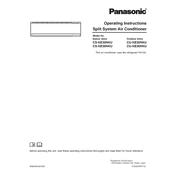 Panasonic CS-KE30NKU, CS-KE36NKU manual cover