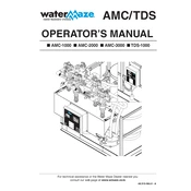 Water Maze AMC TDS AMC-1000 manual cover