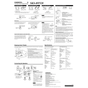 Onkyo SKS HT528 manual cover