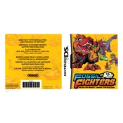 Nintendo Fossil Fighters manual cover