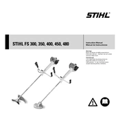 Stihl FS 300 FS 350 FS 400 FS 450 FS 480 manual cover