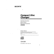 Sony CDX-828 manual cover