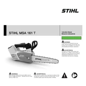 Stihl MSA 161 T manual cover