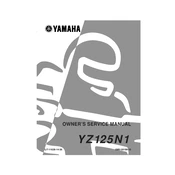 Yamaha YZ125N1 2001 manual cover