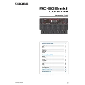 Boss RC-505mkII manual cover