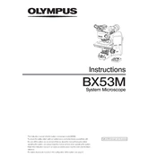 Olympus BX53M manual cover