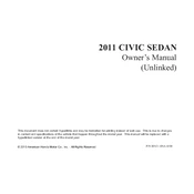 Honda Civic Sedan 2011 manual cover