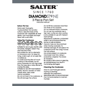 Salter BW07541SSAFOB Diamondstone manual cover