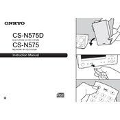 Onkyo CS N575D, CS N575