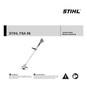 Stihl FSA 56 manual cover