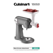 Cuisinart MG-50 manual cover