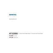 Onkyo HT S3800 manual cover