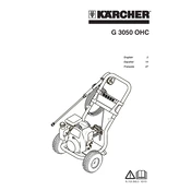 Karcher G 3050 OHC manual cover