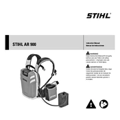 Stihl AR 900 Battery manual cover