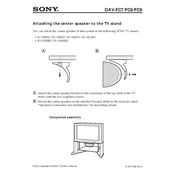 Sony DAV-FC7 manual cover