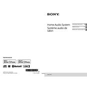 Sony MHC-V11 manual cover