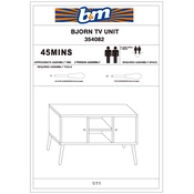 Bjorn B&M TV Unit 354082 manual cover