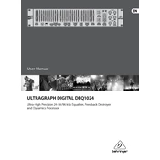 Behringer DEQ1024 manual cover