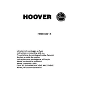 Hoover HBS93680 1X manual cover