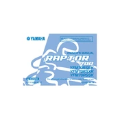 Yamaha YFM70RSBK, YFM70RSXK, YFM70RSSK Raptor 700 2019 manual cover