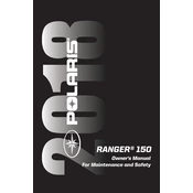 Polaris Ranger 150 EFI manual cover