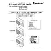 Panasonic CU-3KE19NBU, CU-4KE24NBU manual cover