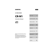 Onkyo CR N1 manual cover